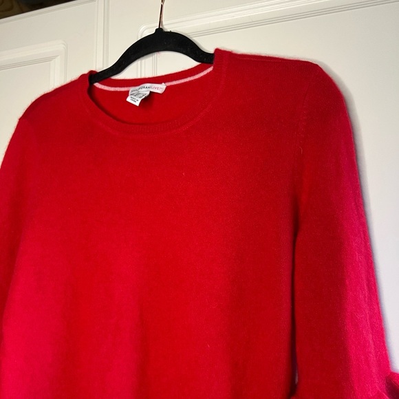Isaac Mizrahi 100% Cashmere Tiered Sleeve Sweater - Picture 5 of 14